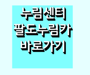 누림센터 장애인 여행지원 팔도누림카 바로가기