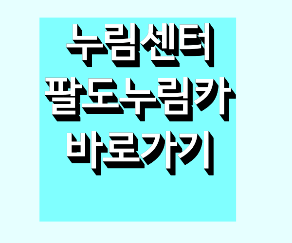 누림센터 장애인 여행지원 팔도누림카 바로가기
